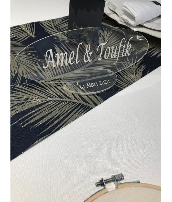 Plaque personnalisée