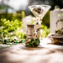 Contenant ourson en verre & bouchon liege