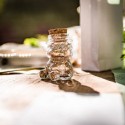 Contenant ourson en verre & bouchon liege
