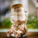 Contenant ourson en verre & bouchon liege