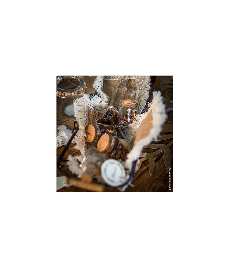 fiole verre love bouchon liege couronne vegetale