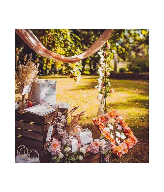 urne aquarelle merci papier dorure