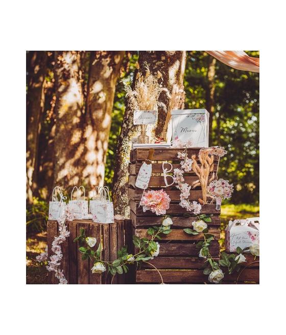 urne aquarelle merci papier dorure