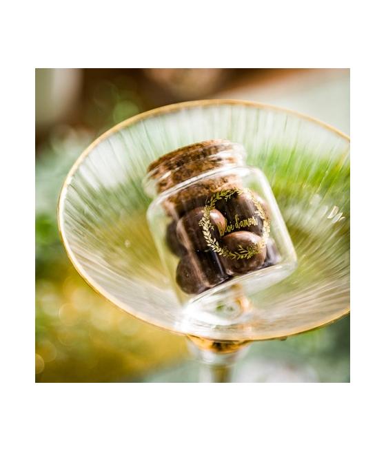 fiole verre "bebe d'amour"