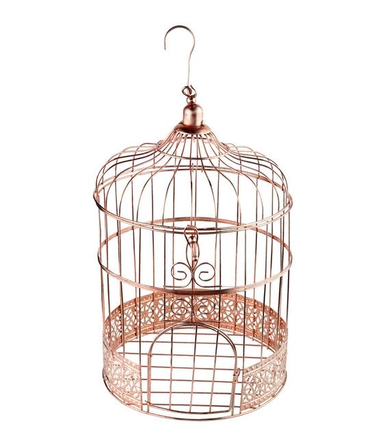 Tirelire cage Rose Gold