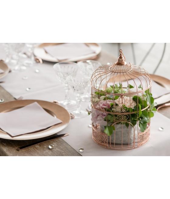 Tirelire cage Rose Gold