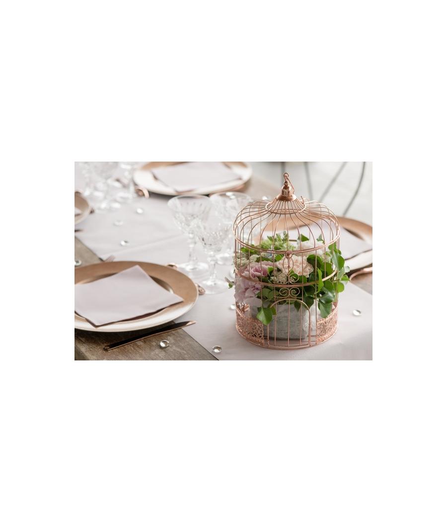 Tirelire cage Rose Gold