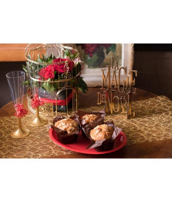 Tirelire cage métallisée