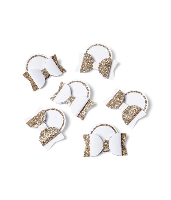 papillon marque places papier blanc paillettes champagne