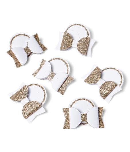 papillon marque places papier blanc paillettes champagne