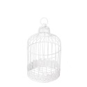 Cage en métal blanc