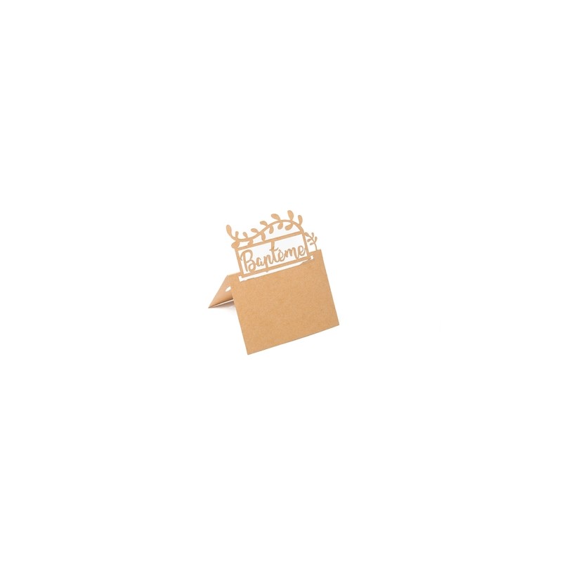 MARQUE PLACES BAPTEME KRAFT