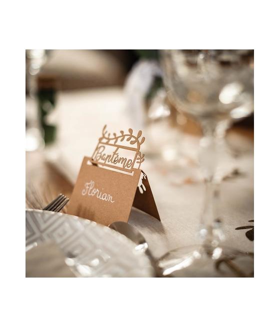 MARQUE PLACES BAPTEME KRAFT