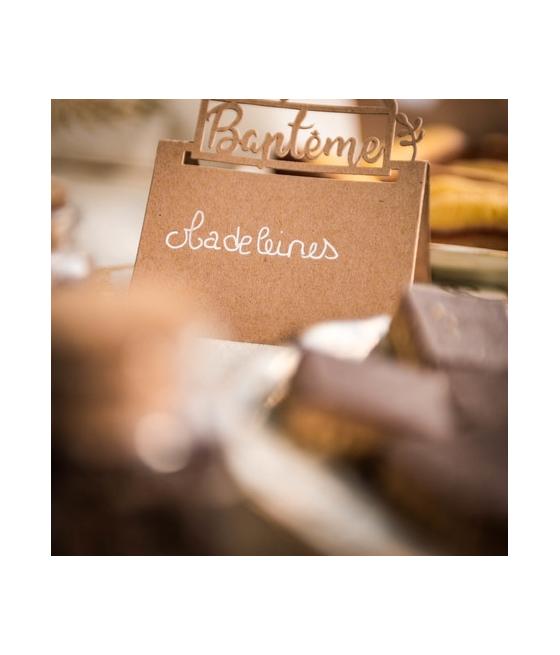 MARQUE PLACES BAPTEME KRAFT