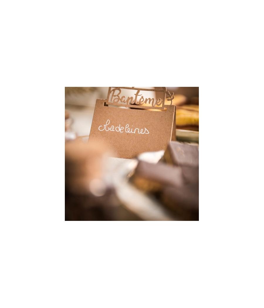 MARQUE PLACES BAPTEME KRAFT