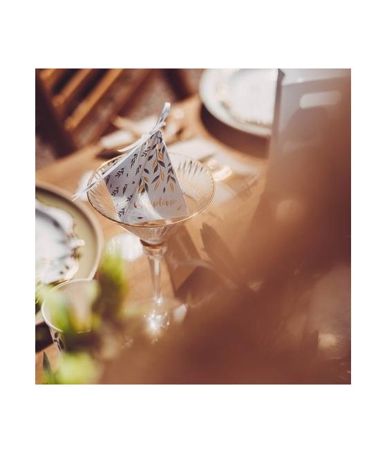 CONTENANTS BAPTEME PAPIER TEXTURE EMBOSSE OR