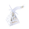 CONTENANTS BAPTEME PAPIER TEXTURE EMBOSSE OR