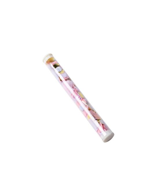 5 baguettes de confettis rose