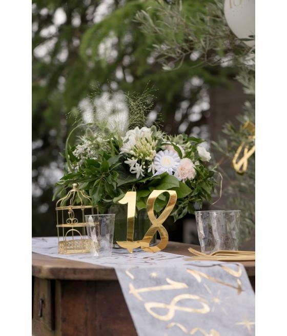 Petite tirelire cage métal Dorée