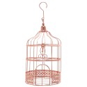 Petite tirelire cage métal Rose Gold