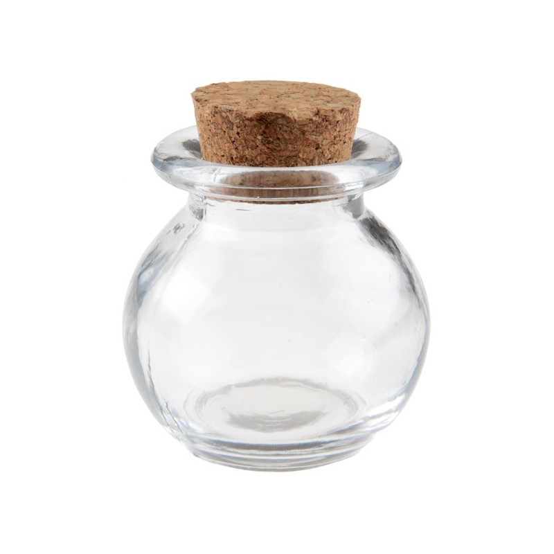Pot rond en verre