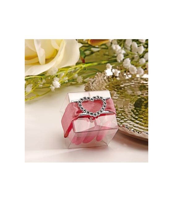 10 boites transparentes carrées