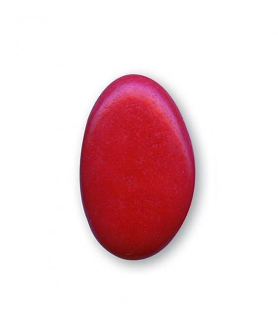 Dragées brillantes au chocolat- Rouge-1kg