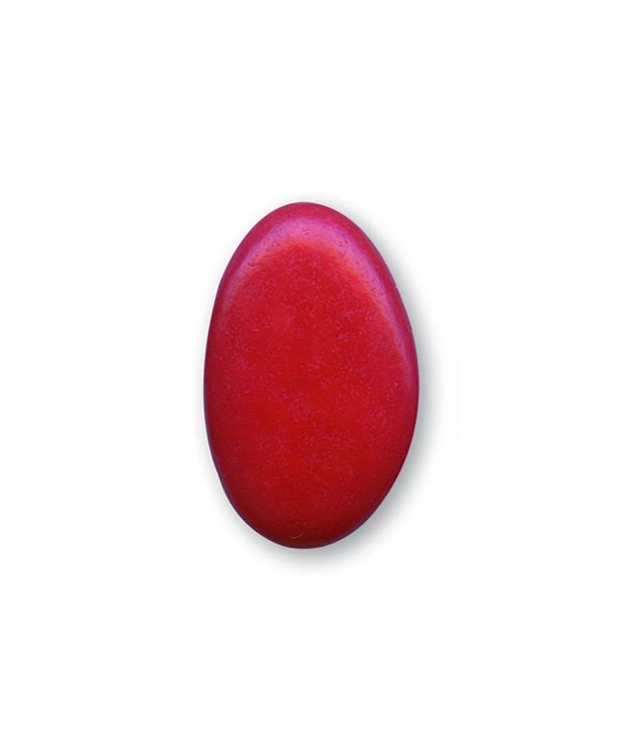 Dragées brillantes au chocolat- Rouge-1kg