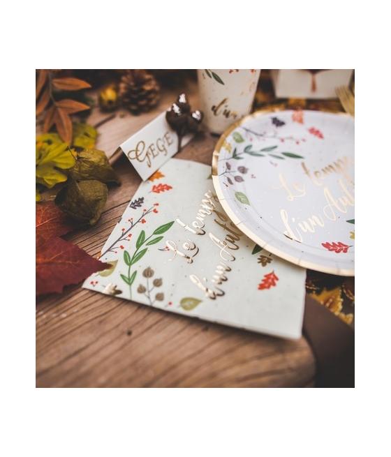 16 jolies serviettes - Le temps d'un Automne