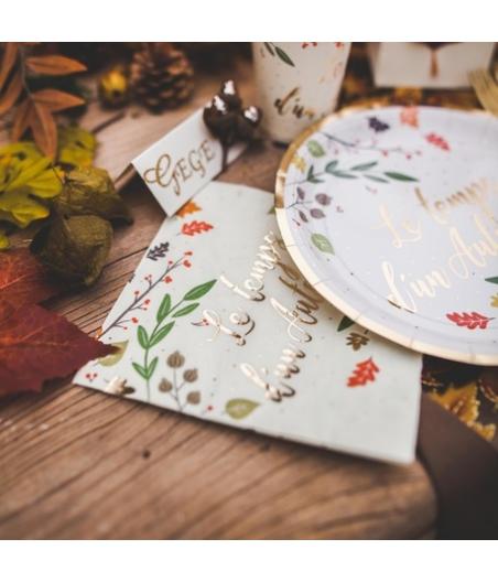 16 jolies serviettes - Le temps d'un Automne