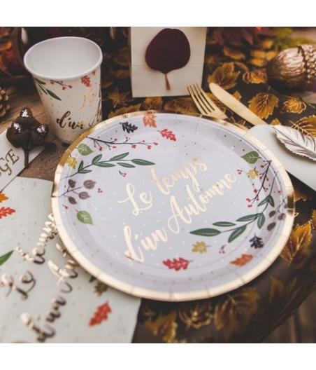8 Assiettes le temps d'Automne