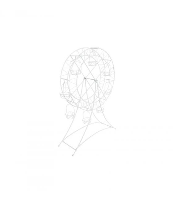 Grande roue en métal blanc