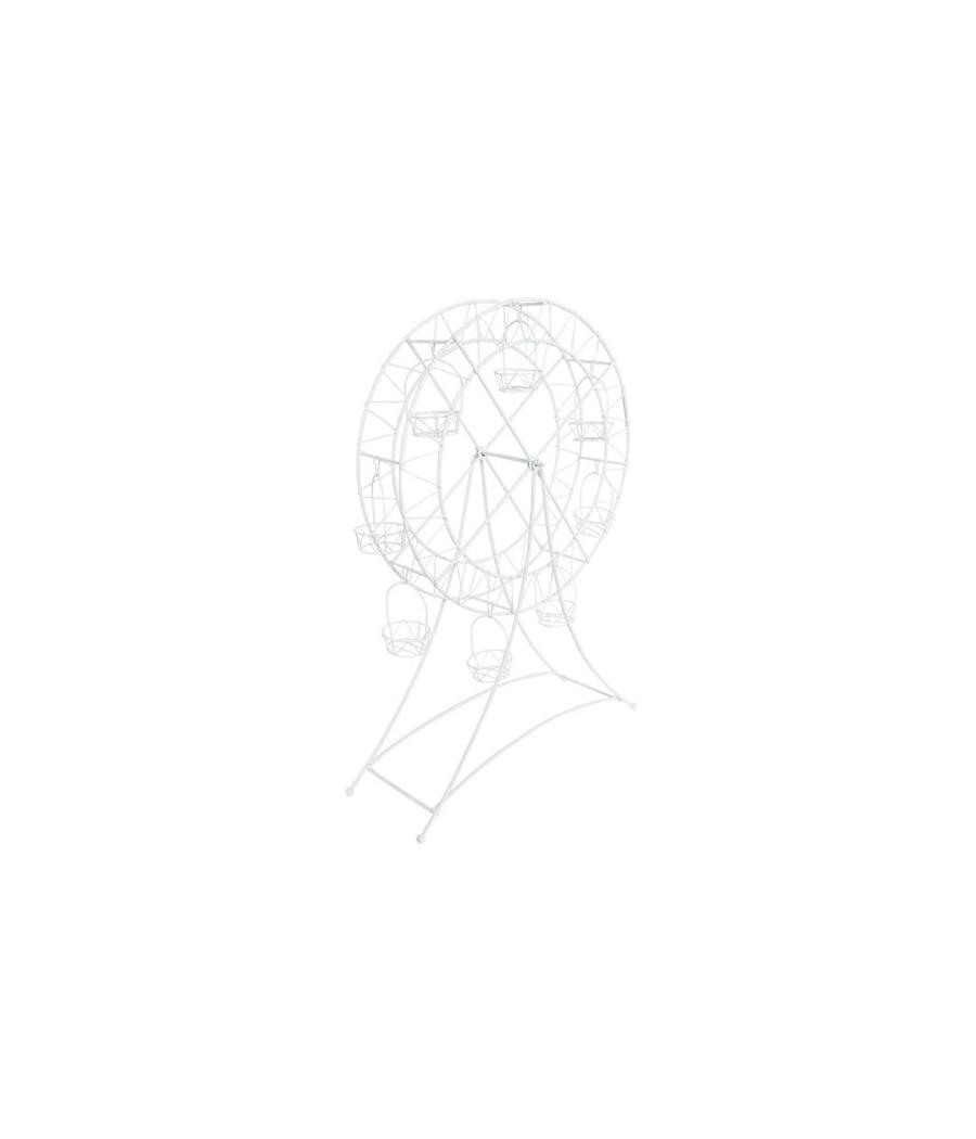 Grande roue en métal blanc