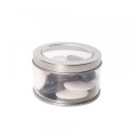 Boite ronde zinc / Transparente