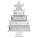 Ruban Joyeux Noël étoilé métallisé autocollant