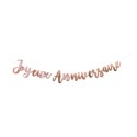 guirlande joyeux anniversaire rose
