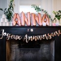 guirlande joyeux anniversaire rose