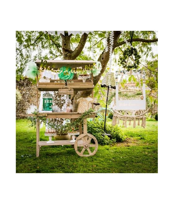 Guirlande bébé d’amour métal or