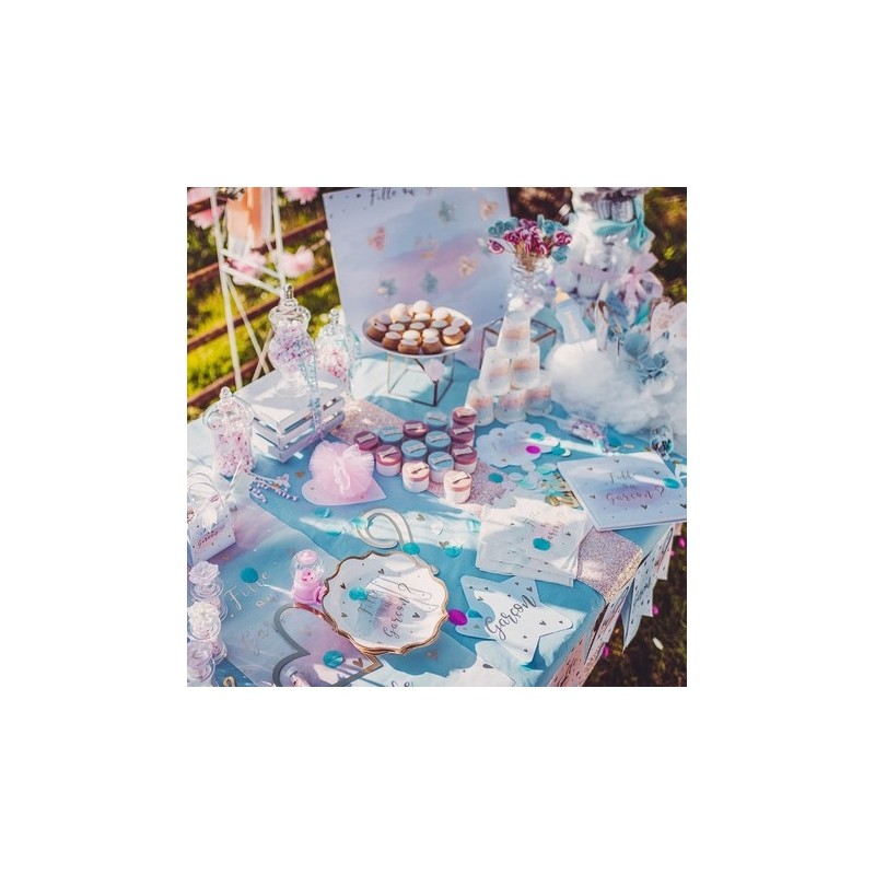 100 confettis gender reveal fille ou garçon