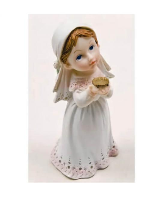 Sujet résine communiante fille