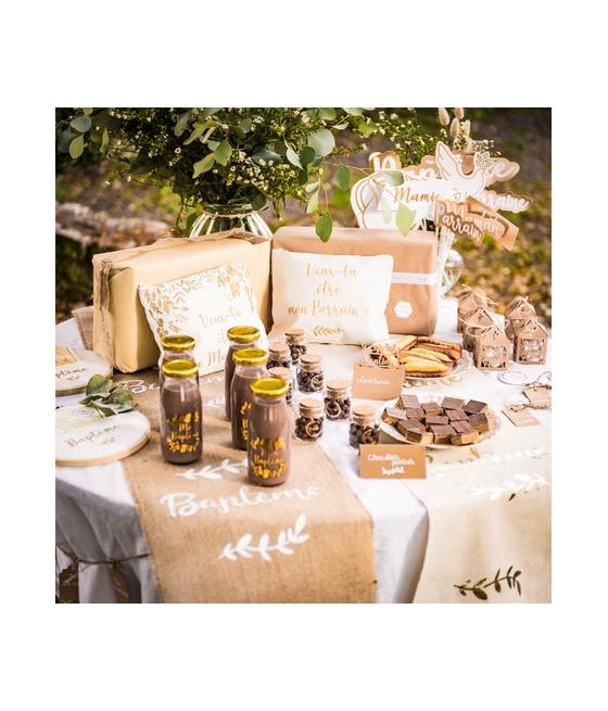 Fiole avec bouchon liège couronne