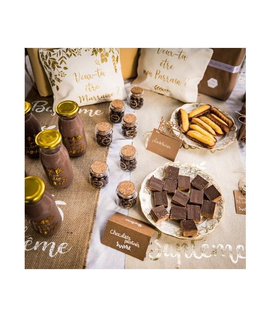 Fiole avec bouchon liège couronne