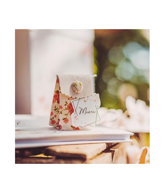 etiquettes aquarelle merci