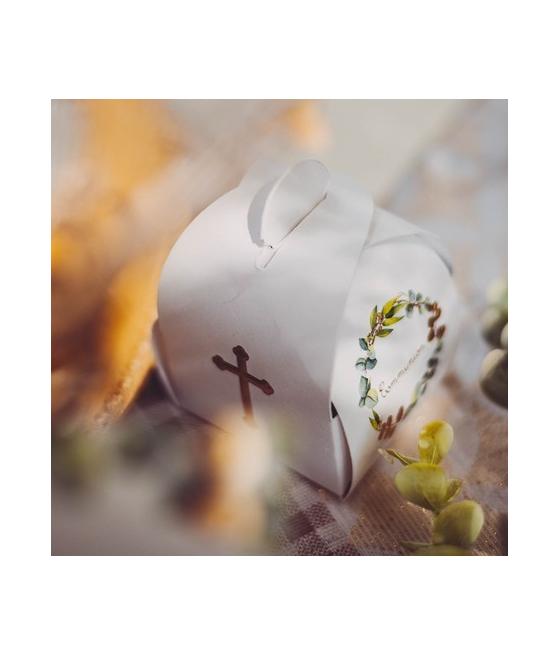 10 contenants communion eucalyptus et croix