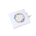 LIVRE D OR DE MA COMMUNION COURONNE EUCALYPTUS