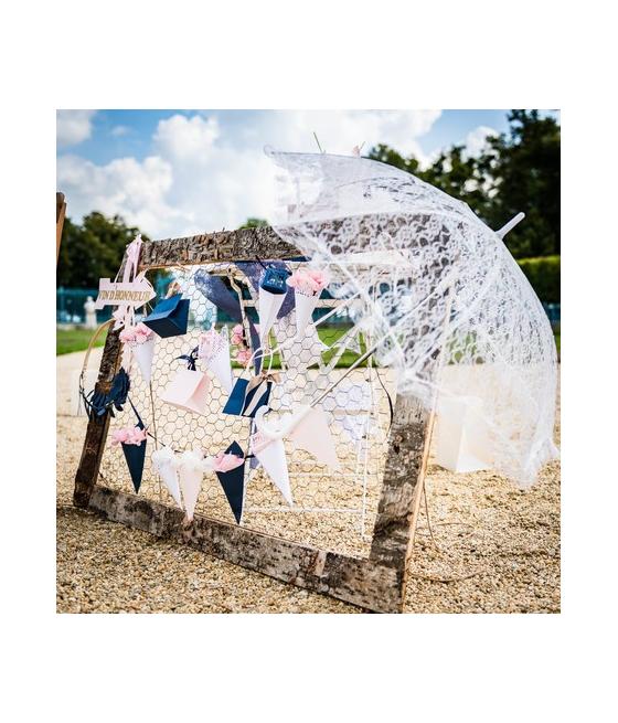 Ombrelle dentelle blanche