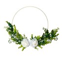 Couronne d'eucalyptus et pivoines