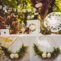 Couronne d'eucalyptus et pivoines