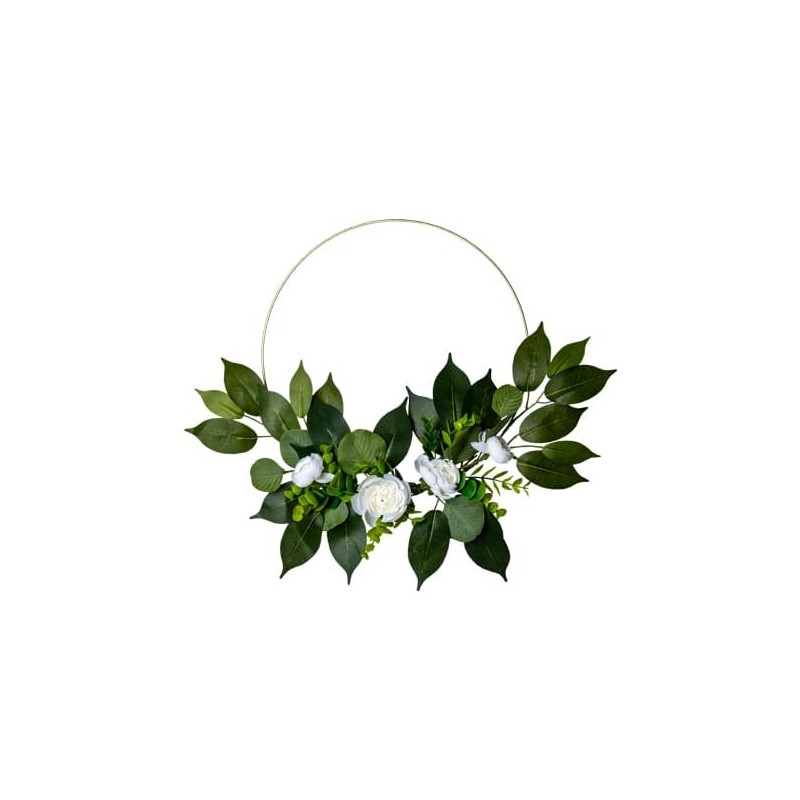 couronne pivoines