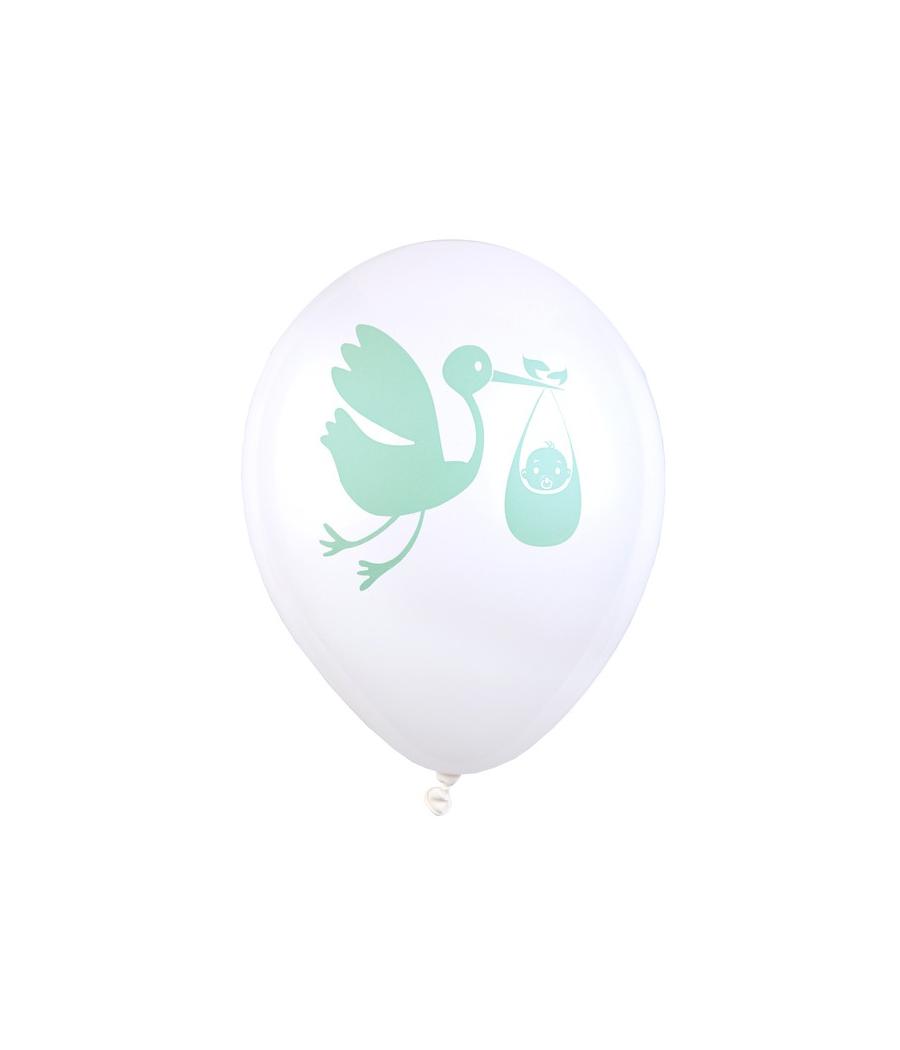 Ballon baby shower vert d eau 